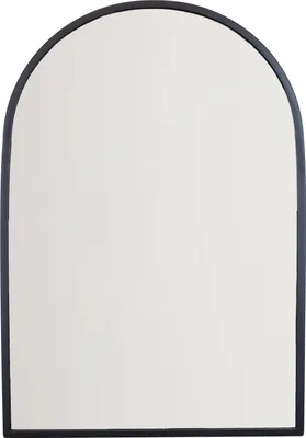 Produktbild von Loft42 Briq Wandspiegel - Schwarz - Metall - 48x69x3