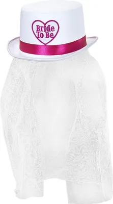 Produktbild von Zylinder Bride To Be Mit Schleier