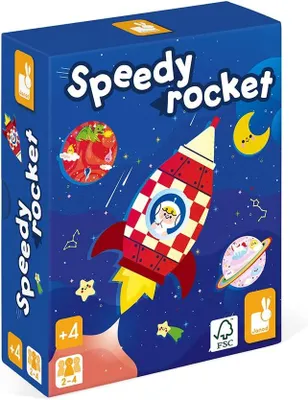 Produktbild von Janod Speedy Rocket Spielzeug Mehrfarbig Mehrfarbig One Size