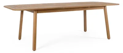 Produktbild von Ausziehbarer Tisch MONSARAZ aus Akazienholz in Teak-Optik, 180 × 100 cm - 240 × 100 cm