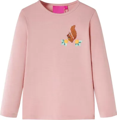 Produktbild von Kinder-Langarmshirt Hellrosa 116
