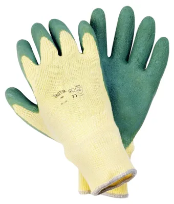 Produktbild von 12 Paar Arbeitshandschuhe mit Latexbeschichtung in Größe 10