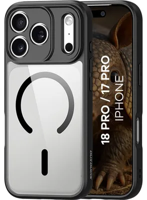 Produktbild von Handyhülle für iPhone 18 Pro / 17 Pro, Dux Ducis Aimo Mag, Transparent-Schwarz