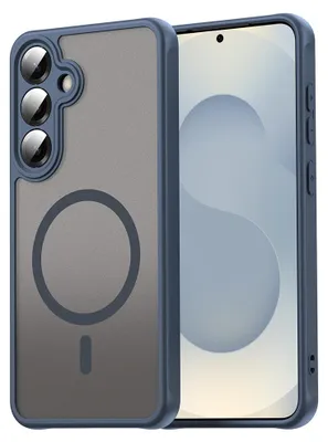 Produktbild von Techsuit – HaloFrost II MagSafe-Schutzhülle für Samsung Galaxy S25 Plus – dunkelblau