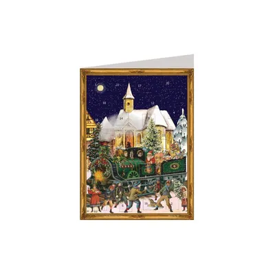 Productafbeelding van Postkaaladventskalender "Trein"