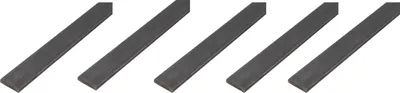 Obrázek produktu pro Alberts 5 ks ploché tyče, surová ocel, 35 x 6 mm, délka 1 m