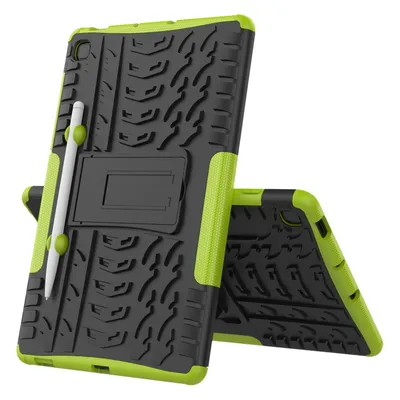 Image de Etui pour Samsung Galaxy Tab S6 Lite SM-P610 SM-P615 10.4 pouces Housse de transport adaptée aux enfants Smart Case Vert
