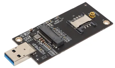 Zdjęcie produktu dla Adapter NGFF na USB 3.0 z gniazdem na kartę SIM – obsługa Plug and Play, stabilność – adapter M.2 na USB dla systemów Windows i Linux