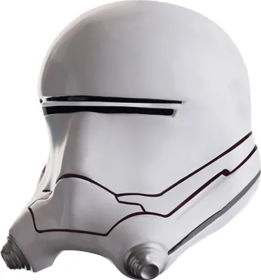 Produktbild von Offizielle Flametrooper Erwachsenenmaske 2 Teile Star Wars VII weiß -