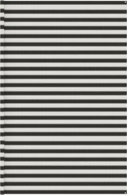 Image de Tapis de tente anthracite et blanc 400x700 cm HDPE