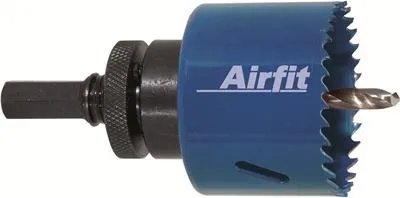 Image de airfit coupeur de cercle 57mm, HSS bimétal avec fixation, pour plastique et métal