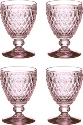 Produktbild von Villeroy & Boch Boston 4er Set Wasserglas rosa 400ml