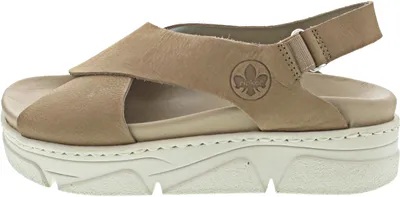 Produktbild von Rieker Damen Klassische Sandalen 62189-62 Farbe: Beige Größe: 38