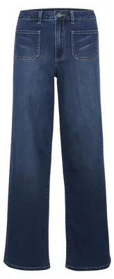 Productafbeelding van KAFFE Jeans, model Kakarla 32, medium blauwe, gewassen denim