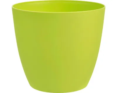 Zdjęcie produktu dla Plastikowa osłonka na doniczkę Ella Ø 18 cm matowa zieleń jabłkowa