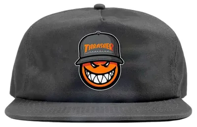 Produktbild von Thrasher x Spitfire SF Loc Snapback – Charcoal