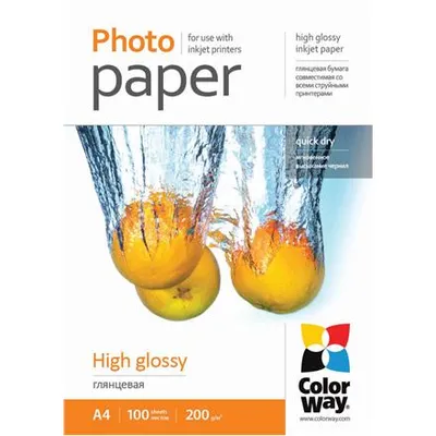 Image de ColorWay | 200 g/m² | A4 | Papier fotograficzny o wysokim połysku