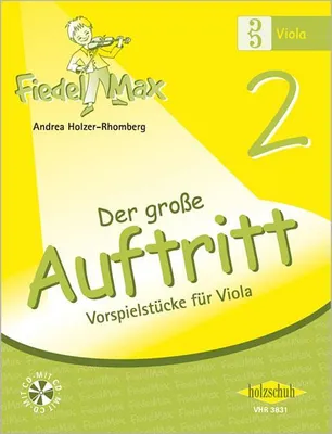 Produktbild von Fiedel-Max für Viola - Der große Auftritt Band 2