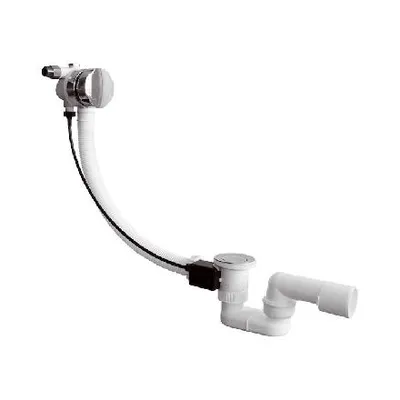 Obrázek produktu pro Jika Deep - Vanový odtokový komplet 550 s napouštěním přepadem, bowden, plast H2948170040001