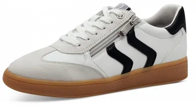 Produktbild von Marco Tozzi Sneaker - Weiß / Schwarz Synthetik : Normal : 42 Größe: 42 Weite: Normal
