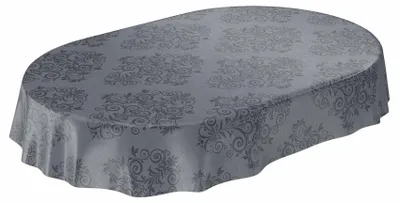 Wachstuchtischdecke abwaschbar 140 x 180 cm oval Schnittkante, Ansicht 5