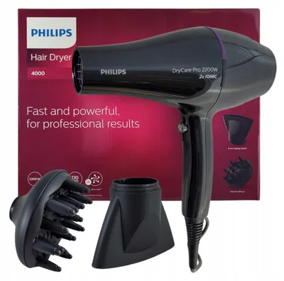 Produktbild von Philips Haartrockner 2200W Ionisation Cool Shot Diffusor Thermoprotect
