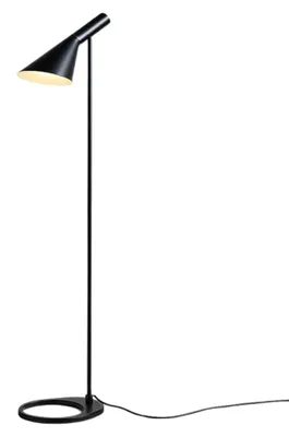 Productafbeelding van Barcelona LED-vloerlamp, modern design, Scandinavisch metaal, zwart, met E27 fitting en verstelbare lampkop, voetpedaal, geschikt voor woonkamer, slaapkamer, studeerkamer