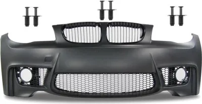 Produktbild von Front Stoßstange + Grill Schwarz passt für BMW 1er E81 E82 E87 E88 nicht M +ABE