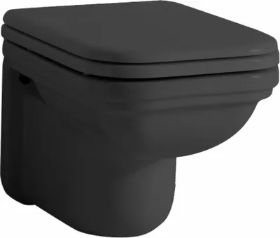 Obrázek produktu pro Závěsné WC WALDORF, 37x55 cm, černé matné