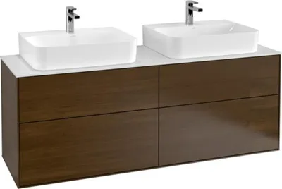 Produktbild von Villeroy & Boch V&B Waschtischunterschrank FINION 1600x603x501 Abdpl wh/Wln Ve