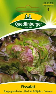 Produktbild von Quedlinburger Saatgut - Eissalat Rouge grenobloise - Samen - 488402
