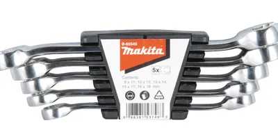 Immagine prodotto di Set di chiavi ad anello aperto Makita B-65545