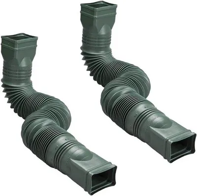 Produktbild von Famanu Regenwasserableitung Flexible Fallrohrverlängerung - 2er-Pack