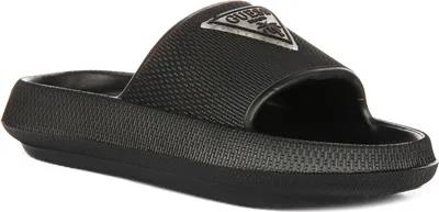 Produktbild von Guess 4G Beach Milk Sliders In Black For Women – 9 UK - 42 EU - 11 US / Black
