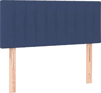 Produktbild von Kopfteil Blau 100x5x78/88 cm Stoff