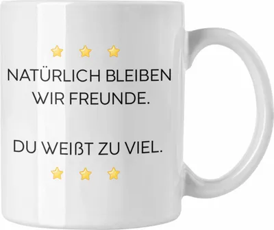 Produktbild von Trendation - Lustige Tasse mit Spruch für Beste Freundin Arbeit Büro Lustig Tassen Becher mit Sprüchen Kollegin Geschenk Sarkasmus (Weiß)