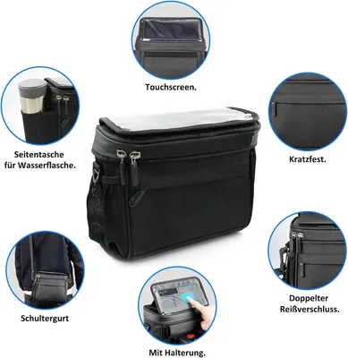 Lenkertas - Rahmen Tasche Fahrrad - Fahrradtasche Lenkertasche - Lenkertasche E-Bike