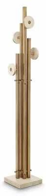 Immagine prodotto di Casa Padrino appendiabiti vintage ottone / beige h. 175,5 cm - Mobili