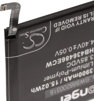 Produktbild von vhbw Akku Ersatz für Huawei HB436486ECW für Handy Smartphone Telefon (3900 mAh, 3,85 V, Li-Polymer)