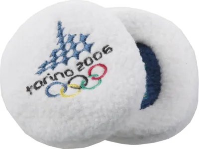 Produktbild von (( earbags | OLYMPISCHE SPIELE Ohrenwärmer , Torino 2006 Weiß, L