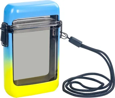 Produktbild von INF Wasserdichtes Zigarettenetui mit Schlüsselband – Sicher & Trocken Blau