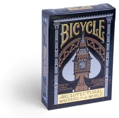 Obrázek produktu pro Bicycle Architectural Wonders of the World, 56 kusů, Černá, Zlato, 4 rok/roky, Chlapec/děvče, Dospělí, 20 min