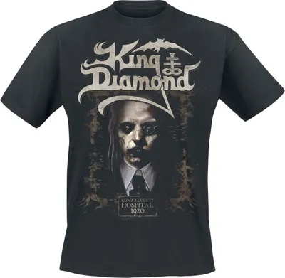 Produktbild von King Diamond T-Shirt Herren The Doctor schwarz Band-Merch, Bands 100% Baumwolle M