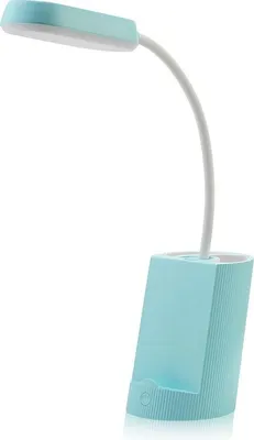 Produktbild von INF LED Schreibtischlampe mit USB, Stifthalter & Handyhalter für Studenten Weiß