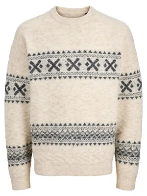 Produktbild von JACK & JONES Jprblumax Fairisle Knit Crew Neck