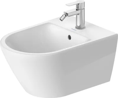 Immagine prodotto di Duravit D-Code bidet mural, 1 trou pour robinet, 540x360x400mm, fixation cachée, blanc brillant, 27271500002, 27271500002