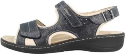 Produktbild von Hickersberger Milano   Sandaletten in Übergrößen Blau 6122-7301 große Damenschuhe