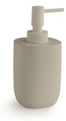 Immagine prodotto di Dispenser sapone da appoggio in resina tortora chiaro opaco | Yucca