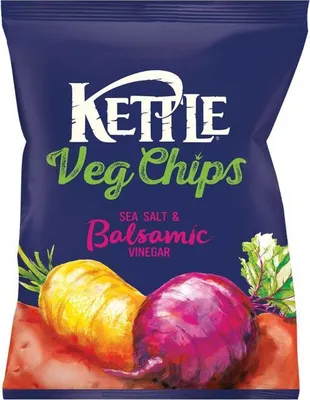 Produktbild von Kettle Veg Chips Sea Salt & Balsamic Vinegar of Modena 100g
