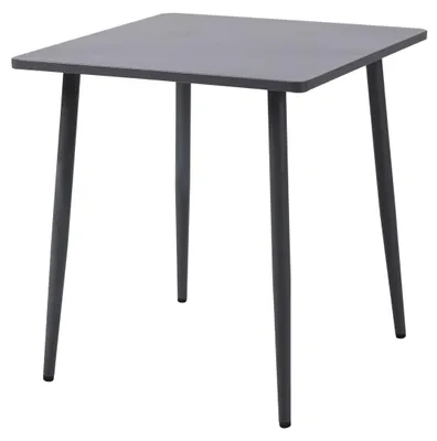 Produktbild von Bistrotisch 70 x 72 x 70 cm Aluminium Holzoptik Grau